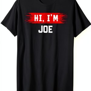 JOE TShirt Funny Name Shirt Lightweight Mens Clothing-0