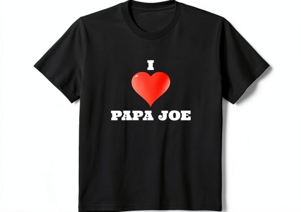 I Heart Papa Joe Shirt Graphic Tee Kids Clothing Lightweight-0